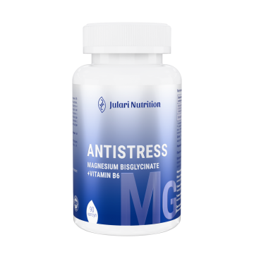 Julari Nutrition, Магний (бисглицинат) + витамин B6, капсулы, 90 шт.