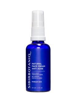 SIBIRBOTANIQ, Натуральный крем для проблемной кожи лица anti acne, 50 мл