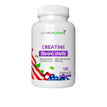 Vitamin Garden, Креатин (моногидрат), капсулы, 120 шт.