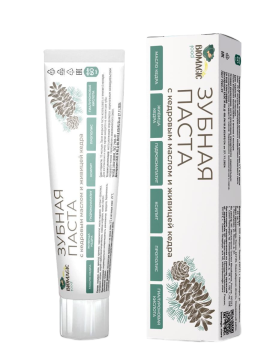 BioMagic, Зубная паста с кедровым маслом и живицей кедра, 60 мл