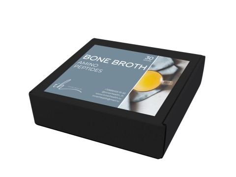 Inner Health, Пептидный костный куриный бульон, порошок, 30х5 г