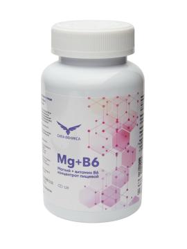 Сила Феникса, Магний (цитрат) и витамин B6, капсулы, 120 шт.