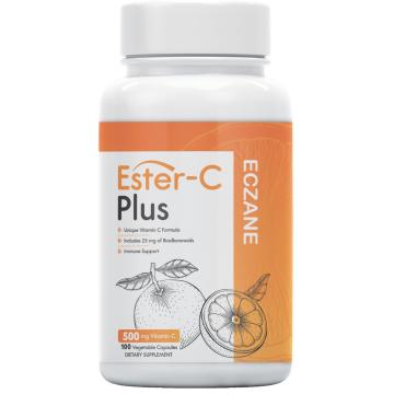 ECZANE, Витамин C с биофлавоноидами (аскорбат кальция), капсулы, 100 шт.