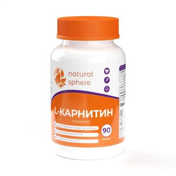 NATURALSPHERE, L-Карнитин Тартрат, капсулы, 90 шт.