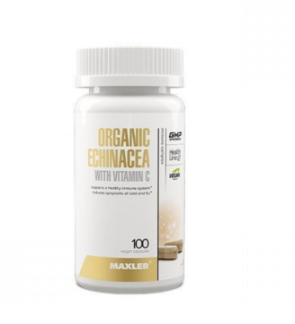 Maxler, Эхинацея (органик) + витамин C, капсулы, 100 шт.