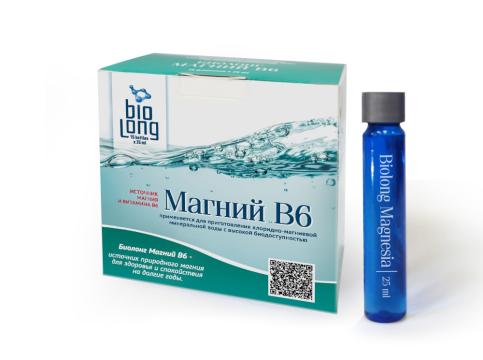 Biolong, Биолонг Магний B6, жидкость, 15*25 мл