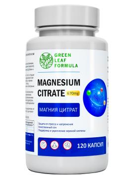 Green Leaf Formula, Магний (цитрат), капсулы 120 шт.